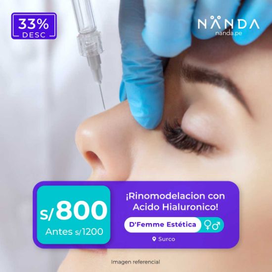 ¡Rinomodelacion con Acido Hialuronico! 😍 - D'Femme Estética (SURCO)