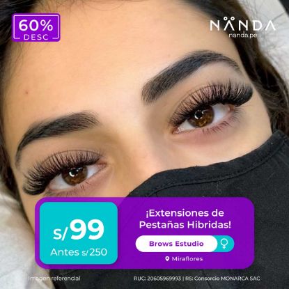¡Extensiones de Pestañas Hibridas! 😍 - Brows Estudio (MIRAFLORES)