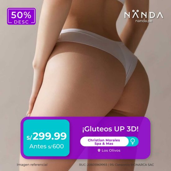¡Glúteos UP 3D! 😍 - Christian Morales Spa & Mas (LOS OLIVOS)