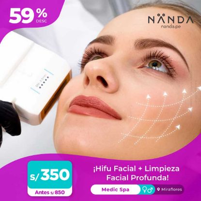 ¡HIFU Rostro Completo + Limpieza Facial Profunda! 😍- Medic Spa (MIRAFLORES)