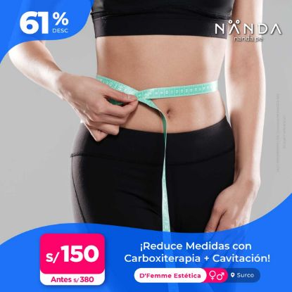 ¡Reduce Medidas con carboxiterapia + Cavitación! 😍 - D'Femme Estética (SURCO)
