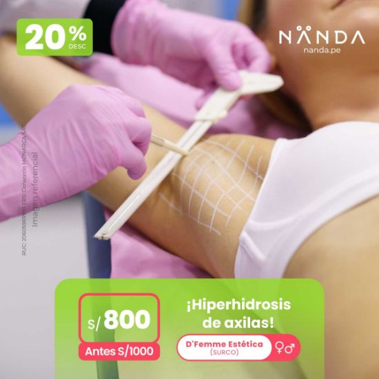 ¡Hiperhidrosis de axilas! 😍 - D'Femme Estética (SURCO)