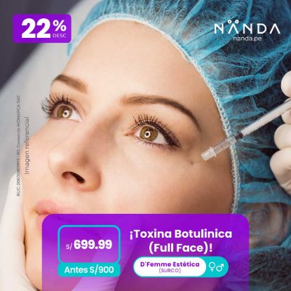 ¡Toxina Botulínica (Full Face)! 😍 - D'Femme Estética (SURCO)
