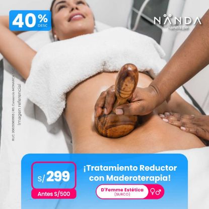 ¡Tratamiento Reductor con Maderoterapia! 😍 - D'Femme Estética (SURCO)