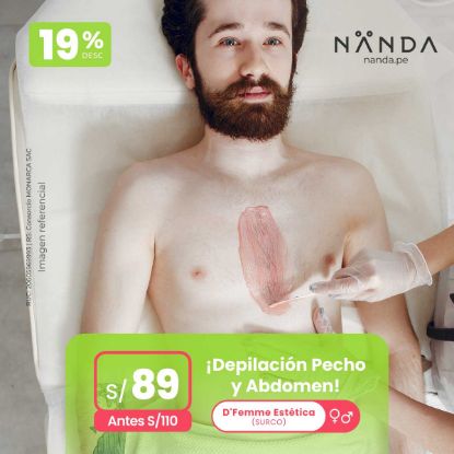 ¡Depilación Pecho y Abdomen! 😍 - D'Femme Estética (SURCO)