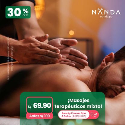 ¡Masaje Terapéuticos Mixto! 😍 - Beauty Forever Spa & Salon (SURQUILLO)