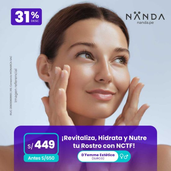 ¡Revitaliza, Hidrata y Nutre tu Rostro con NCTF! 😍 - D'Femme Estética (SURCO)
